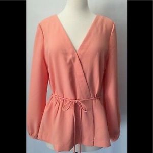 NWT jcrew faux wrap top